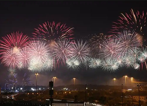 兴山县焰火晚会